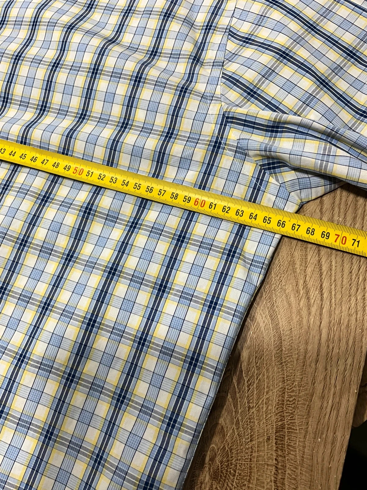 Chemise Tommy Hilfiger Taille 18 34-35 Prepy Coton Bleu Jaune Carreaux – photo 12